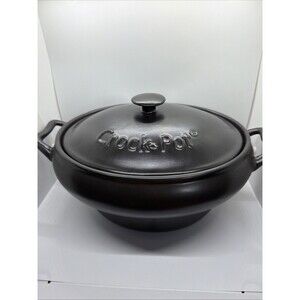 Rival Crock-Pot Versaware Slow Cooker Black Stoneware-missing Cooking Part